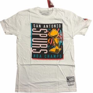 Mitchell & Ness San Antonio Spurs white NBA Champs T-Shirt